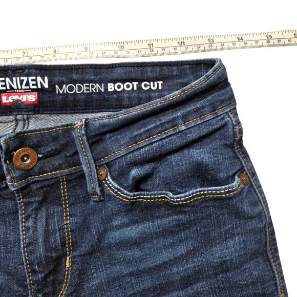 Denizen From Levis Womens Modern Boot Cut Jeans Denim Mid Rise Blue 27X32 - Picture 11 of 11